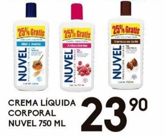 Crema Líquida Corporal Nuvel 750ml