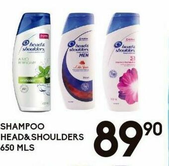 Alsuper Shampoo Head & Shoulders 650ml oferta