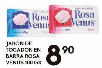 Alsuper Jabón de Tocador en Barra Rosa Venus 100g oferta