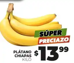 Merco Plátano chiapas kilo oferta