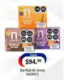 La Comer nairn's barritas de avena oferta