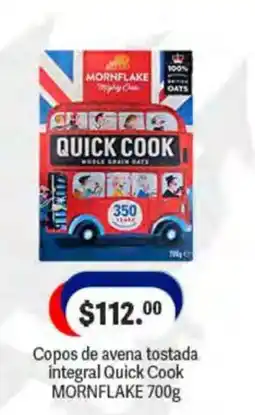 La Comer Mornflake copos de avena tostada integral quick cook oferta