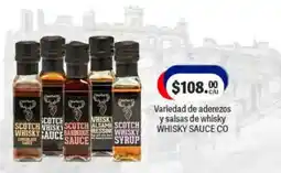 La Comer whisky sauce co variedad de aderezos y salsas de whisky oferta