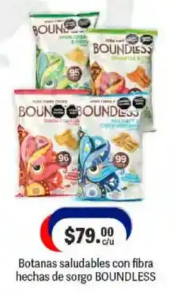 La Comer Boundless Botanas saludables con fibra hechas de sorgo oferta