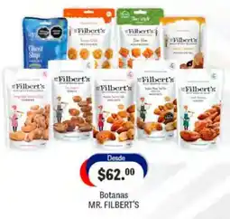 La Comer Mr. Filbert's Botanas oferta
