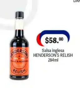 La Comer Henderson's salsa inglesa oferta