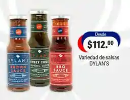 La Comer Dylan's variedad de salsas oferta