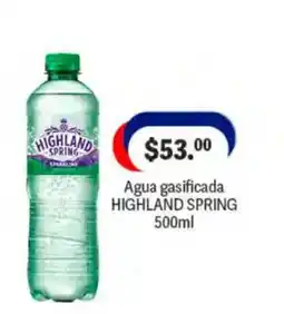 La Comer Highland Spring Agua gasificada oferta
