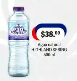 La Comer Highland Spring Agua natural oferta