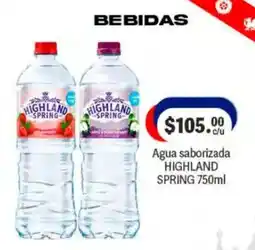 La Comer Highland Spring Agua saborizada oferta