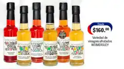 La Comer Womersley variedad de vinagres afrutados oferta