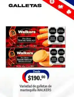 La Comer walkers variedad de galletas de mantequilla oferta