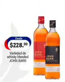 La Comer John barr variedad de whisky blended oferta