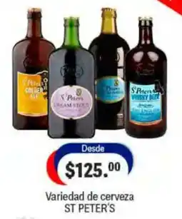 La Comer St Peter's variedad de cerveza oferta