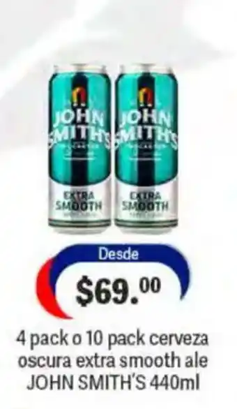 John smith's cerveza oscura extra smooth ale