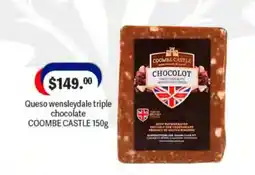 La Comer coombe castle queso wensleydale triple chocolate oferta