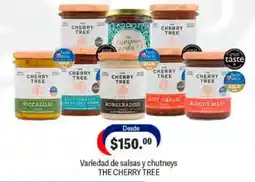 La Comer The Cherry Tree variedad de salsas y chutneys oferta