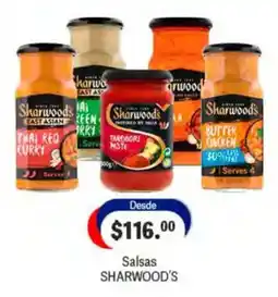 La Comer Salsas SHARWOOD'S oferta