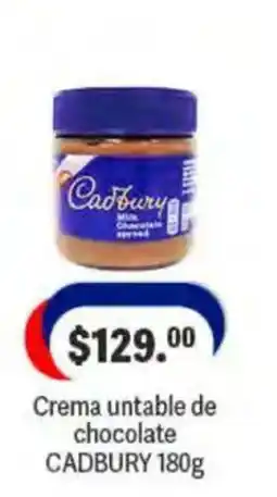 La Comer Cadbury crema untable de chocolate oferta