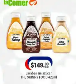 La Comer the skinny food co jarabes sin azúcar oferta