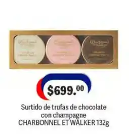 La Comer Charbonnel et walker surtido de trufas de chocolate con champagne oferta