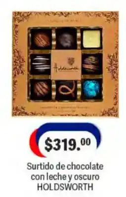 La Comer Holdsworth surtido de chocolate con leche y oscuro oferta