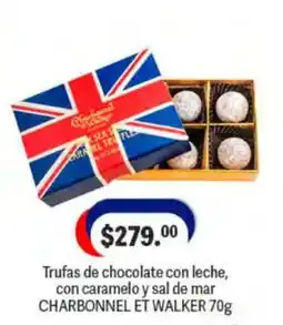 La Comer Charbonnel Et Walker trufas de chocolate con leche con caramelo y sal de mar oferta