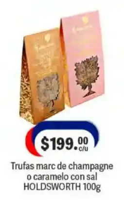 La Comer Holdsworth trufas marc de champagne o caramelo con sal oferta