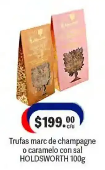 Holdsworth trufas marc de champagne o caramelo con sal