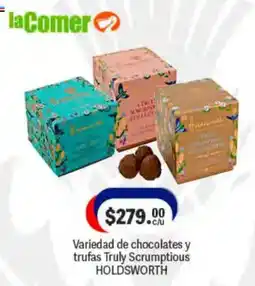 La Comer HOLDSWORTH variedad de chocolates y trufas Truly Scrumptious oferta