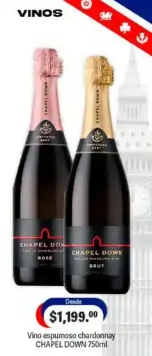 La Comer Chapel Down vino espumoso chardonnay oferta