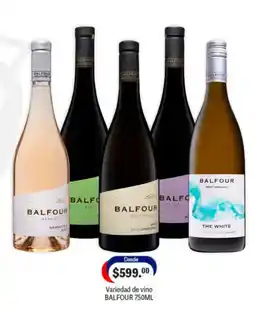 La Comer Balfour variedad de vino oferta