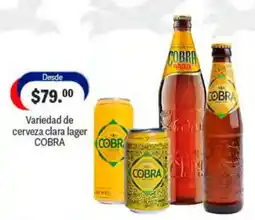 La Comer Cerveza clara lager COBRA oferta