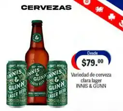 La Comer Innis & Gunn cerveza clara lager oferta