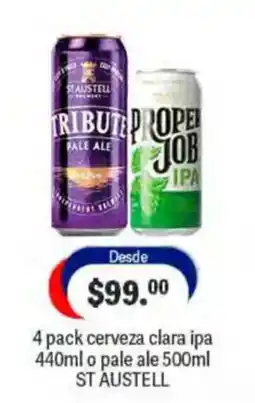 La Comer st austell tribute pale ale proper job ipa oferta