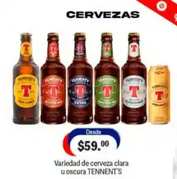 La Comer Cervezas Tennent's oferta