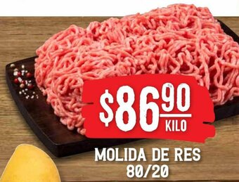 Soriana Híper Molida de Res 80-20 oferta