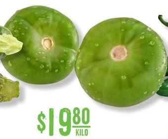 Soriana Híper Tomatillo Verde Sin Cáscara oferta