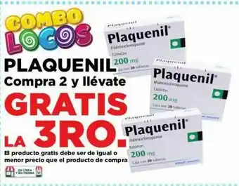 Sanofi rx plaquenil 200 mg 20tab sulfato dehidroxicloroquina 20 pz