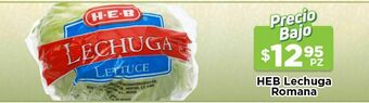 HEB Heb lechuga romana oferta