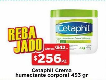 HEB Cetaphil crema humectante piel normal seco y/o sensible 453 gr oferta