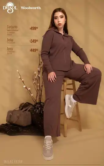 Delsol Conjunto Suéter y Pantalón