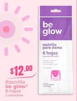 Tiendas Neto be glow rastrillo para dama 6 hojas oferta