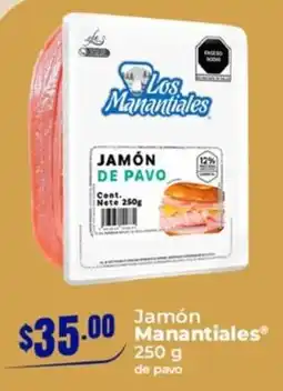 Tiendas Neto Los Manantiales Jamón de Pavo oferta