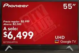 City Club Pioneer 55" UHD Google TV oferta