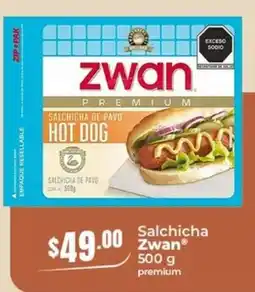 Tiendas Neto Zwan salchicha de pavo hot dog oferta