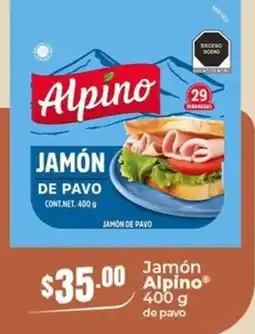 Tiendas Neto Alpino jamón de pavo oferta