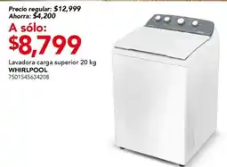 City Club whirlpool lavadora carga superior 20 kg oferta