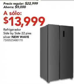 City Club new wave refrigerador side by side 22 pies silver oferta