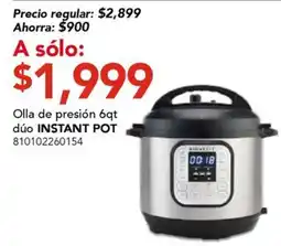 City Club Instant Pot Olla de presión 6qt dúo oferta
